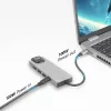ACT USB-C 4K dokavimo stotelė, skirta 1 HDMI monitoriui, eternetui, USB-A, PD perdavimui
