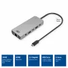 ACT USB-C 4K / 8K 30Hz dokavimo stotelė 1 HDMI monitoriui, 2.5 Gigabit eternetas, USB-C 10Gbps, USB-A 10Gbps, 3.5mm garsas, PD perdavimas