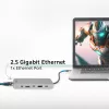 ACT USB-C 4K / 8K 30Hz dokavimo stotelė 1 HDMI monitoriui, 2.5 Gigabit eternetas, USB-C 10Gbps, USB-A 10Gbps, 3.5mm garsas, PD perdavimas