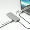 ACT USB-C 4K / 8K 30Hz dokavimo stotelė 1 HDMI monitoriui, 2.5 Gigabit eternetas, USB-C 10Gbps, USB-A 10Gbps, 3.5mm garsas, PD perdavimas