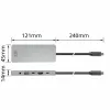 ACT USB-C 4K / 8K 30Hz dokavimo stotelė 1 HDMI monitoriui, 2.5 Gigabit eternetas, USB-C 10Gbps, USB-A 10Gbps, 3.5mm garsas, PD perdavimas