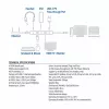 ACT USB-C 4K / 8K 30Hz dokavimo stotelė 1 HDMI monitoriui, 2.5 Gigabit eternetas, USB-C 10Gbps, USB-A 10Gbps, 3.5mm garsas, PD perdavimas
