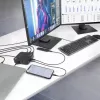 ACT universali USB-C dokų stotelė 4K, skirta 2 HDMI/DisplayPort monitoriams, DisplayLink, kompaktiškas dizainas