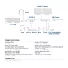 ACT universali USB-C dokų stotelė 4K, skirta 2 HDMI/DisplayPort monitoriams, DisplayLink, kompaktiškas dizainas
