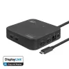 ACT universali USB-C dokų stotelė 4K, skirta 2 HDMI/DisplayPort monitoriams, DisplayLink, kompaktiškas dizainas