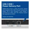 ACT universali USB-C dokų stotelė 4K, skirta 2 HDMI/DisplayPort monitoriams, DisplayLink, kompaktiškas dizainas
