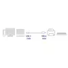 ACT USB 2.0 laidas USB-A į USB-C 1 metras AC7350