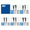 ACT USB 3.0 kampinis kabelis USB-C 1 metras 5 Gbit/s juodas