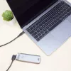 ACT USB 3.0 kampinis kabelis USB-C 2 metrai 5 Gbit/s Juoda