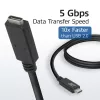 ACT USB 3.0 ilginimo laidas USB-C 2 metrai 5 Gbit/s Juodas