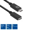 ACT USB 3.0 ilginimo laidas USB-C 2 metrai 5 Gbit/s Juodas