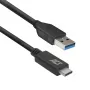 ACT USB 3.0 laidas USB-A į USB-C 2 metrai 5 Gbit/s Juodas