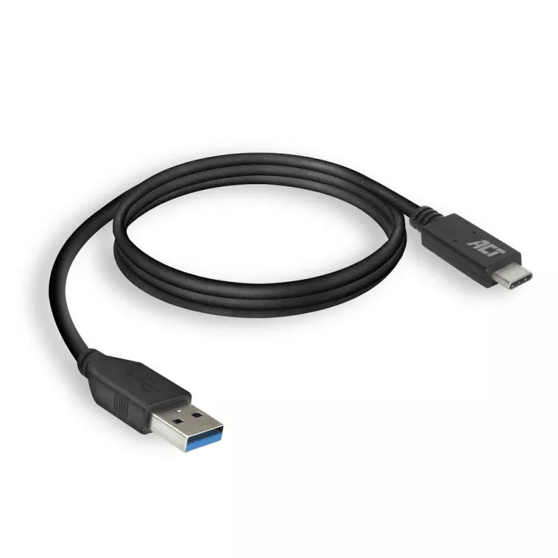 ACT USB 3.0 laidas USB-A į USB-C 2 metrai 5 Gbit/s Juodas