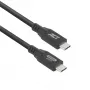 ACT USB4 20Gbps 240W USB Type-C kabelis 0,5 m juodas