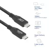USB Type-C laidas ACT AC7442 2m 10Gbps 60W juodas