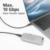 USB Type-C laidas ACT AC7442 2m 10Gbps 60W juodas