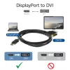 DisplayPort į DVI adapterio kabelis ACT AC7505 1.8 m