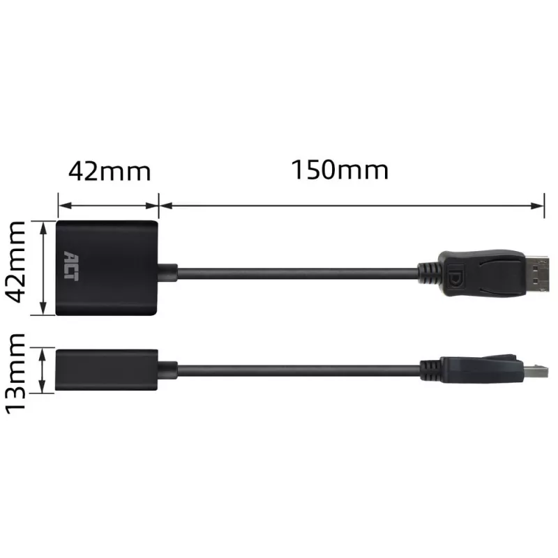 DisplayPort į VGA adapteris ACT AC7515