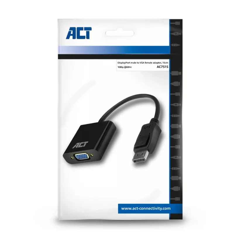 DisplayPort į VGA adapteris ACT AC7515