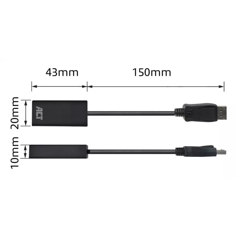 DisplayPort į HDMI adapteris ACT AC7555