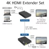 AV siųstuvas ir imtuvas ACT 4K HDMI 2.0 prailgintuvų rinkinys per CAT6 UTP su IR palaikymu 60 metrų