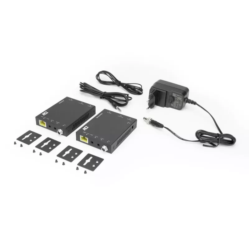 AV siųstuvas ir imtuvas ACT 4K HDMI 2.0 prailgintuvų rinkinys per CAT6 UTP su IR palaikymu 60 metrų