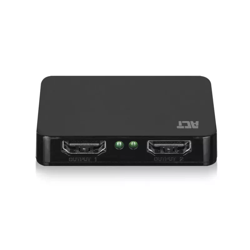 ACT 4K HDMI 1.4 skirstytuvas 2 prievadai 3840 x 2160 pikselių juodas