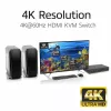 ACT 2 prievadų HDMI 4K@60Hz KVM jungiklis, USB 3.2 Gen1 (USB 3.0)