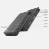 ACT 2 prievadų dvigubas HDMI 4K@60Hz KVM jungiklis, USB 3.2 Gen1 (USB 3.0)