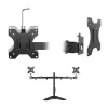 ACT laisvai pastatoma dviejų monitorių rankena AC8320, maks. svoris 16 kg, min. ekranas 33 cm, maks. ekranas 81,3 cm