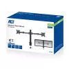 ACT Dviejų monitorių laikiklis biurui solid pro Spaustuvas / Varžtinis tvirtinimas 12 kg 10-32 col.