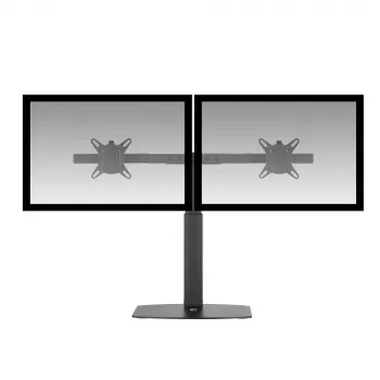 ACT monitoriaus stovas 27 inch biurui, laisvai stovintis su dujine spyruokle, skersiniu, 2 monitoriams