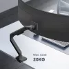 ACT Monitor laikiklis 49 colių biuro premium dujinė spyruoklė 1 monitoriui Clamp/Grommet 20 kg