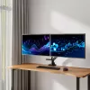 ACT monitorių laikiklis 32 colių biuro premium, dujinė spyruoklė, skersinis, 2 monitoriai