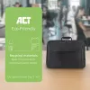 ACT Office peties krepšys nešiojamiesiems kompiuteriams iki 16,1 colio, pagamintas iš perdirbtų plastikinių butelių
