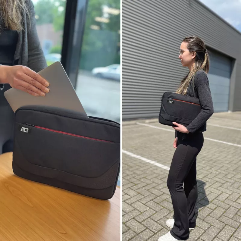 Įdėklo dėklas ACT Suburb nešiojamojo kompiuterio įdėklas 13,3 colio perdirbto plastiko buteliai