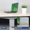 ACT Wedge nešiojamojo kompiuterio užraktas su kombinuota spyna, metalinės spalvos, 2 m kabelis