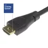 ACT 0,90 m HDMI 4K Premium Certified Locking Cable v2.0 HDMI-A kištukas - HDMI-A kištukas