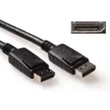 DisplayPort laidas vyriškas-vyriškas ACT AK3980 2 metrai maitinimo kontaktas 20 prijungtas