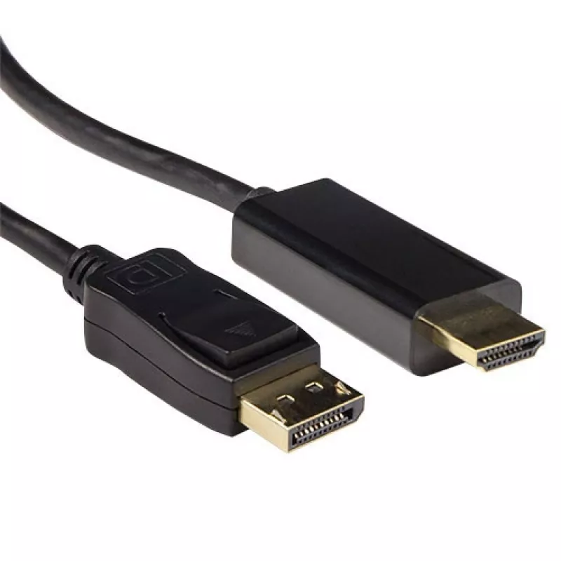 Adapterio laidas DisplayPort vyriškas į HDMI-A vyriškas ACT AK3991 3 metrai