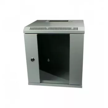 Prie sienos montuojamas stovas ALLNET 125116 3U pilkas 30 kg talpa