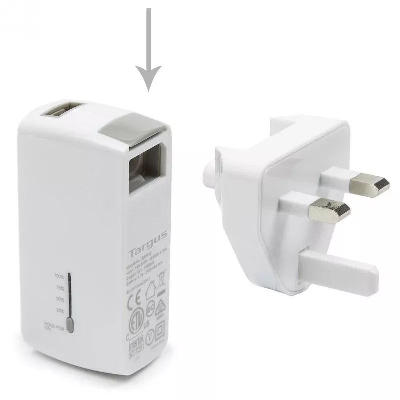 Targus APD752EU power bank 2100 mAh Baltas