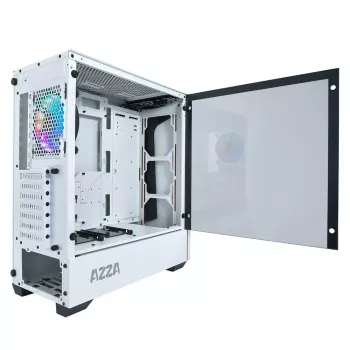 PC korpusas Azza APOLLO 430 Midi Tower White
