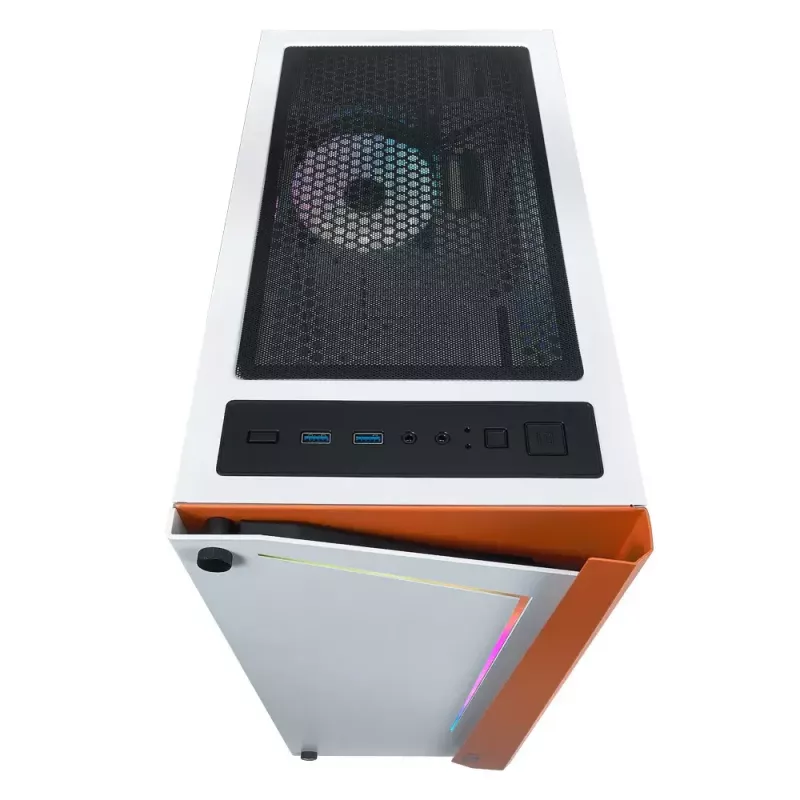 PC korpusas Azza APOLLO 430 Midi Tower White