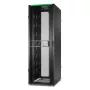 APC NetShelter SX Server Rack Gen 2, 48U, 2258H x 750W x 1070D mm, su šonais, juodas