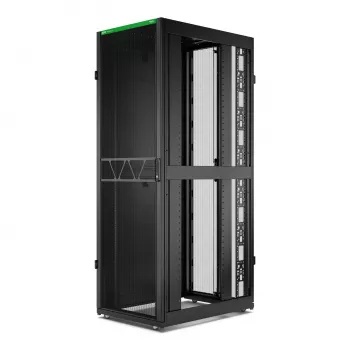 APC NetShelter SX Server Rack Gen 2, 48U, 2258H x 750W x 1070D mm, su šonais, juodas