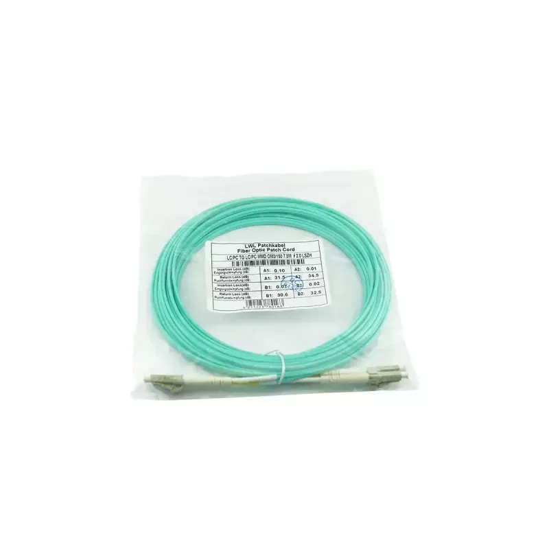 Šviesolaidinis kabelis BlueOptics ASRC-BO 2x LC LC/UPC OM3 30 m Aqua