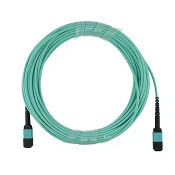 Tinklo kabelis BlueOptics AT-MTP12-30-BO MTP MTP InfiniBand 30 m Aqua spalvos