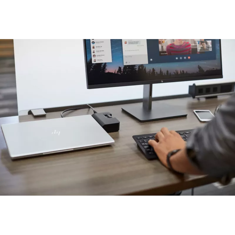 HP UltraSlim prijungimo stotelė, juoda