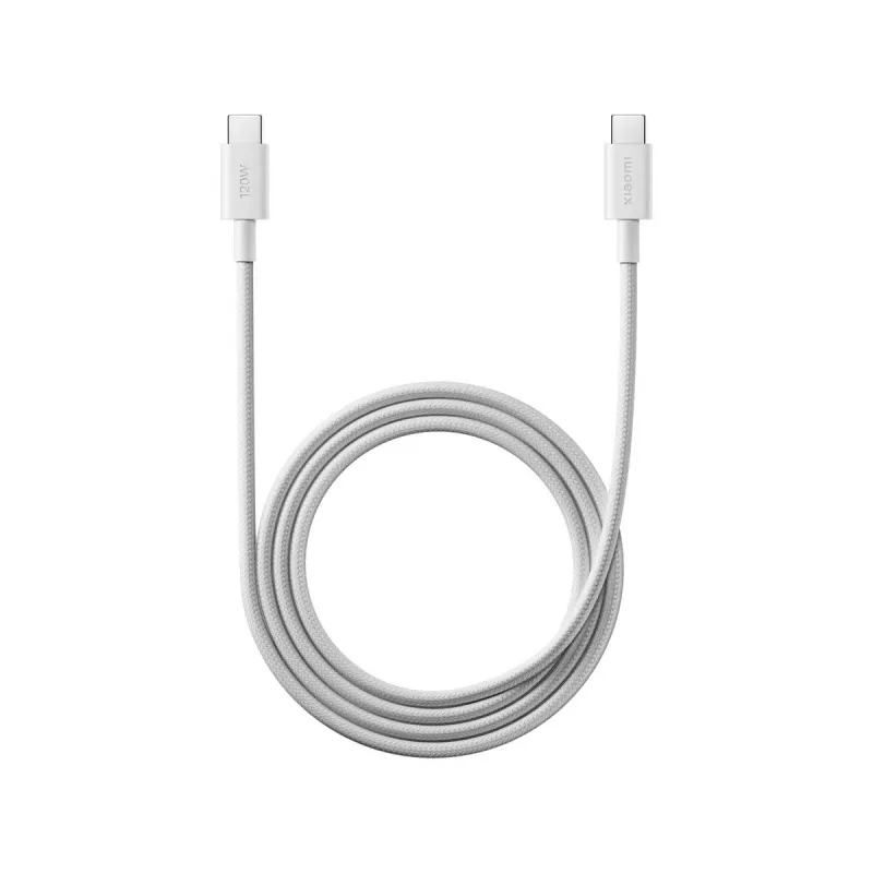 USB-C į USB-C laidas Xiaomi BHR087KGL 1 m, USB 2.0, 0,48 Gbit/s, baltas